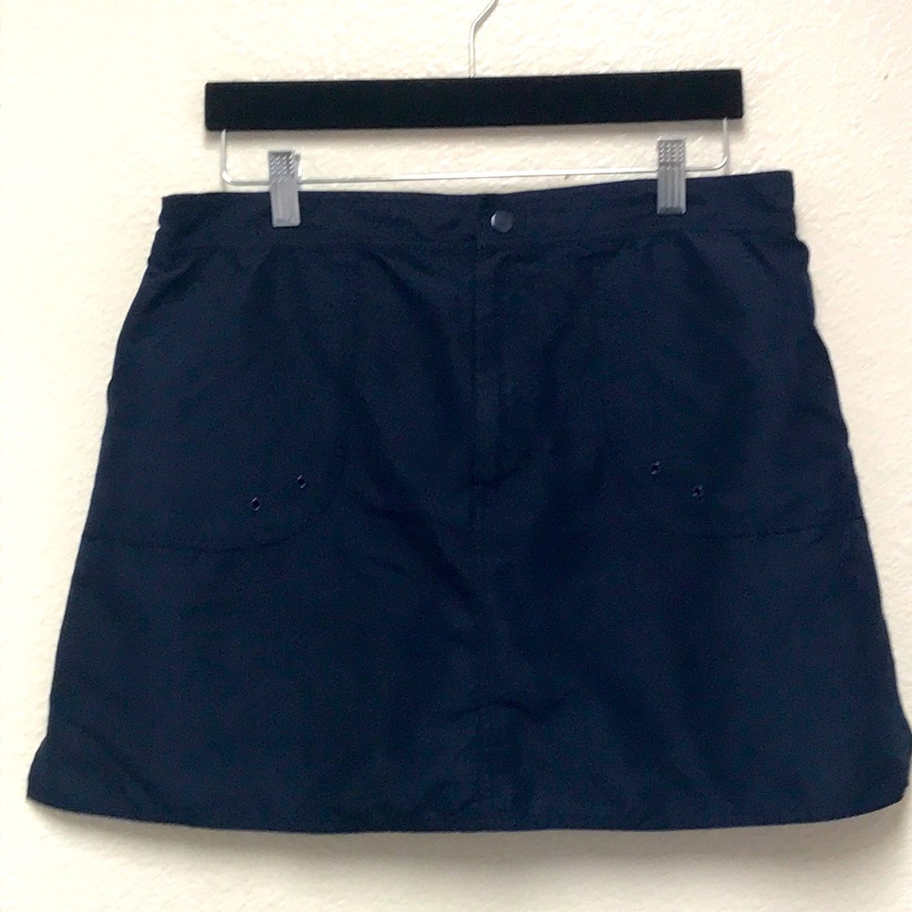 Maxine of Hollywood Women’s Size 12 Navy Blue Swim Skirt with Pockets